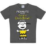 Kids T-Shirt Charlie Brown - Peanuts - Good Ol' Charlie Brown - Childrens Short Sleeve Tee Comics - LOGOSHIRT Crew Neck T-Shirt - grey - Licensed original design - High quality, Size 36.22/38.58 inches, 2-3 years
