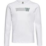 Hvide Wood Wood Langærmede t-shirts Med lange ærmer Størrelse XL 