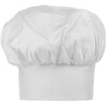 Kinderkochmütze Kochmütze Karneval Hut Koch Bistro in Weiß, per Klettband verstellbar aus 100% Baumwolle ca. 230gr.