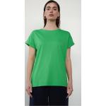 Grønne T-shirts med rund hals i Modal med rund udskæring Størrelse XL til Damer 