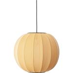 Knit-Wit 45 Round Pendant Home Lighting Lamps Ceiling Lamps Pendant Lamps Yellow Made By Hand