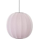 Knit-Wit 60 Round Pendant Home Lighting Lamps Ceiling Lamps Pendant Lamps Pink Made By Hand