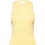 Knitted Top With Wide Straps Tops T-shirts & Tops Sleeveless Pink Mango