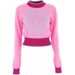 Pinke Versace Jeans Sweaters Størrelse XL til Damer på udsalg 