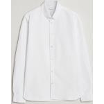 Hvide Knowledgecotton Apparel Økologiske Bæredygtige Langærmede skjorter i Bomuld Størrelse XL til Herrer 