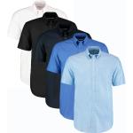 Blå Kustom Kit Kortærmede skjorter i Bomuld Størrelse 3 XL til Herrer 