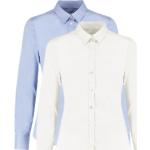 Hvide Kustom Kit Langærmede skjorter i Bomuld Med lange ærmer Størrelse XL til Herrer 