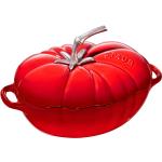 La Cocotte - Cast Iron Tomato Cocotte Home Kitchen Pots & Pans Casserole Dishes Red STAUB