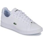 Hvide Lacoste Carnaby Herresneakers Hælhøjde op til 3 cm Størrelse 43 