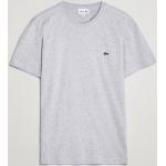 Grå Lacoste T-shirts med rund hals i Bomuld med rund udskæring med korte ærmer Størrelse XXL til Herrer 