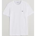 Hvide Lacoste T-shirts med rund hals i Bomuld med rund udskæring med korte ærmer Størrelse XXL til Herrer 