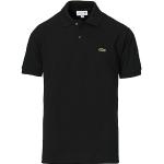 Sorte Lacoste Polo shirts i Bomuld Størrelse XL til Herrer 