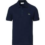 Marineblå Lacoste Kortærmede polo shirts i Bomuld med korte ærmer Størrelse XL til Herrer 