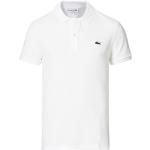 Hvide Lacoste Kortærmede polo shirts i Bomuld med korte ærmer Størrelse XL til Herrer 