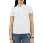 Hvide Klassiske Lacoste Classic Kortærmede polo shirts i Bomuld med korte ærmer Størrelse XXL til Damer 