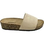 Beige Sommer Plateau sandaler med standardsål Størrelse 39 til Damer på udsalg 