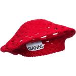 Røde Ganni Beanie Størrelse XL 