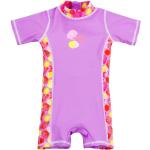 Landora Baby-Badebekleidung Einteiler mit UV-Schutz 50+ und Oeko-Tex 100 Zertifizierung in violett; Größe 74/80