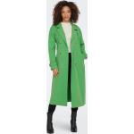 Grønne ONLY Trench coats i Polyester Størrelse XL til Damer på udsalg 