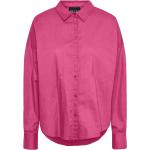 Pinke Pieces Langærmede skjorter i Bomuld Med lange ærmer Størrelse XL til Damer på udsalg 