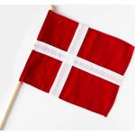 Fødseldags Danske flag i Papir med Blomstermønster 