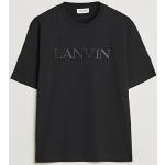 Lanvin Embroidered Tonal Logo T-Shirt Black