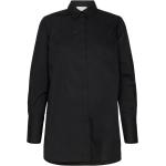 Larkin Ls Classic Shirt Tops Shirts Long-sleeved Black Second Female
