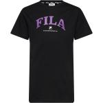 Sorte Fila T-shirts Størrelse XL til Damer 