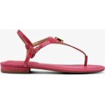 Pinke Ralph Lauren Lauren Sommer Sandaler med hæl i Læder med rem Hælhøjde 5 - 7 cm Størrelse 38 til Damer på udsalg 