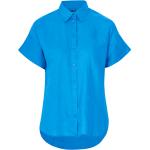 Blå Ralph Lauren Lauren Kortærmede skjorter med korte ærmer Størrelse XL til Damer på udsalg 