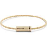 LE GRAMME Cable Bracelet Brushed Gold 18-Karat 11g
