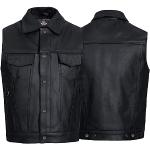 German Wear Sons of Anarchy Motorcycle Leather Vest Black
