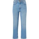 Blå 27 Bredde 35 Længde LEE Straight leg jeans i Bomuld Størrelse XL til Damer 