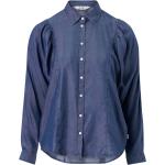 Blå LEE Denim skjorter i Lyocell Størrelse XL til Damer på udsalg 