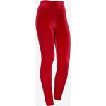 Røde Plus size leggings i Fløjl Størrelse XL til Damer på udsalg 