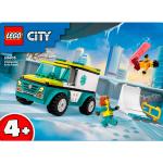 Lego City Ambulancer til Hospitalsleg 3-5 år 