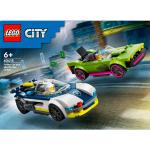 LEGO City Biljagt med politi og muskelbil