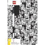 LEGO® Notesbog m. Gel Pen - Minifigures