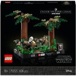 LEGO Star Wars Diorama med speederjagt på Endor