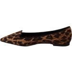 Brune Dolce & Gabbana Sommersko i Læder Størrelse 38 med Leopard til Damer på udsalg 