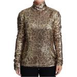 Brune Dolce & Gabbana Rullekraver Størrelse XL med Leopard til Damer på udsalg 