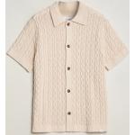 Les Deux Garret Knitted Short Sleeve Shirt Ivory