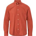 Rustfarvede Les Deux Langærmede skjorter i Bomuld Med lange ærmer Størrelse XL til Herrer på udsalg 