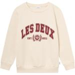 Les Deux Sweatshirt - University - Light Ivory/Burnt Red