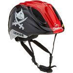 Levior Primo Capt'n Sharky Mens Cycling Helmet - S (46-52cm), Black/Red