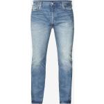 Blå 48 Bredde 34 Længde Tapered jeans Størrelse XL med Stretch til Herrer på udsalg 