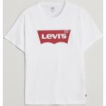 Hvide LEVI'S T-shirts med rund hals i Bomuld med rund udskæring med korte ærmer Størrelse XL til Herrer 