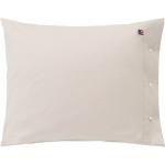 Lexington Pin Point Beige Cotton Pillowcase Str 60x63 - Pudebetræk Bomuld