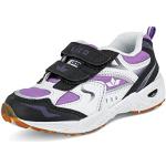 Lico Girls' Bob V Indoor Sports Shoes (Bob V) - White White Purple Navy, size: 34 EU