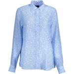 Blå Gant Langærmede skjorter Med lange ærmer Størrelse XL til Damer på udsalg 
